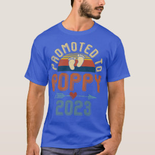 Camiseta Retro promovido à Poppy 2023 Primeira Vez Papoila
