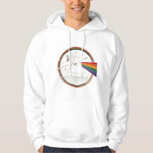 Camiseta Retro Psicodélica Prisma Arco-Íris Rock