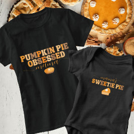Camiseta Retro Pumpkin Pie Obsessão Mama Ação de Graças