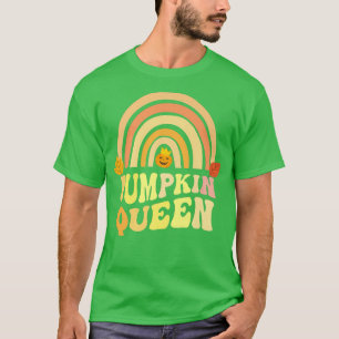 Camiseta Retro PUMPKIN QUEEN Rainbow Carver Lady Fall Carvi