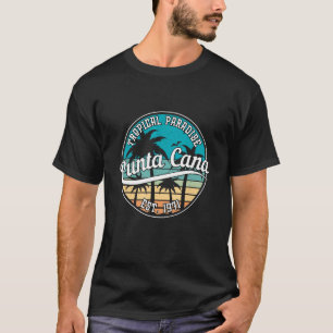 Camiseta Retro Punta Cana República Dominicana Souvenir