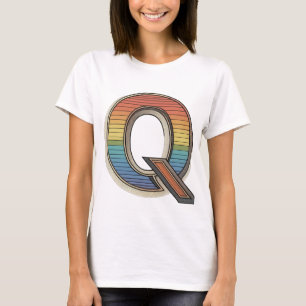 Camiseta Retro 'Q'