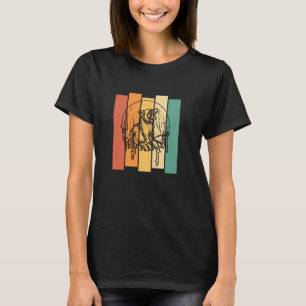 Camiseta Retro Racoon Animal - Selvagem Vintage Moon Howlin