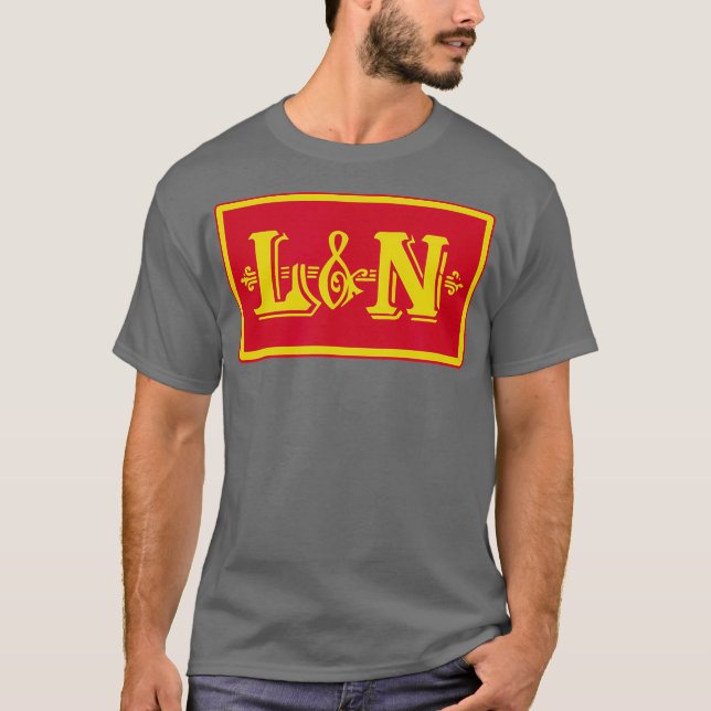 Camiseta Retro Railroad Louisville and Nashville Railway (Frente)