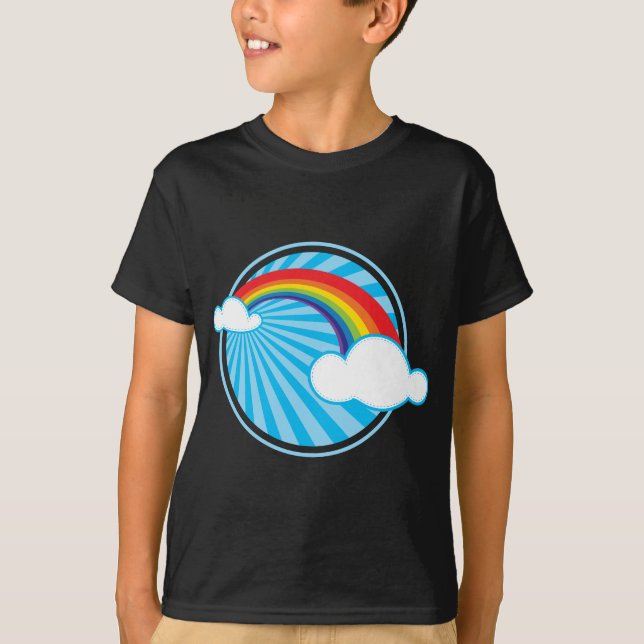 CAMISETA RETRO RAINBOW (Frente)