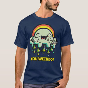 Camiseta Retro Rainbow Cloud Weirdo