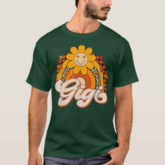 Camiseta Retro Rainbow Gigi Fall Autumn Thanksgivi
