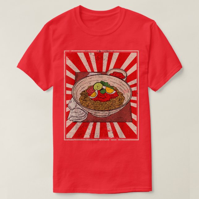 Camiseta Retro Ramen 1500 (Frente do Design)