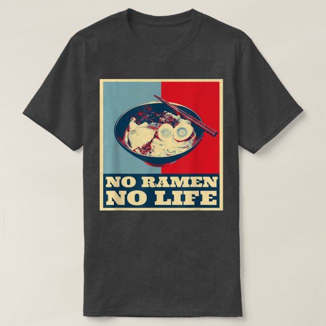 Camiseta Retro Ramen Noodle Shirt Japonês Comida Lover Gift (Frente do Design)