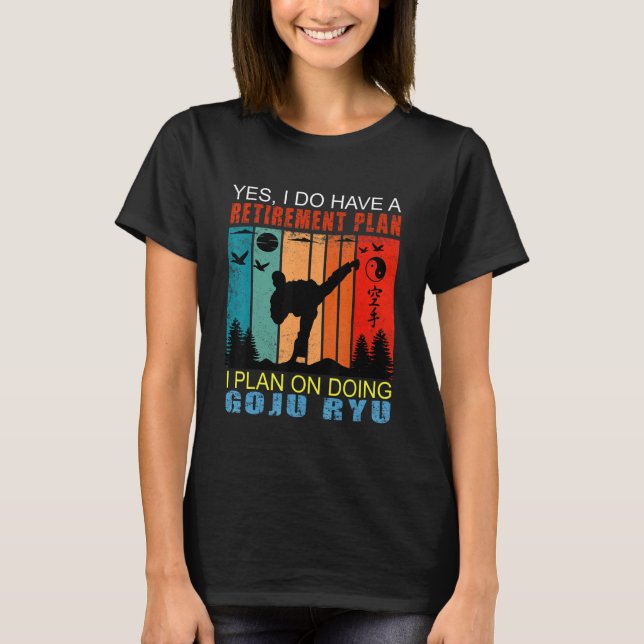 Camiseta Retrô - Reforma do Slogan do Sunset Eu Planejo Ir (Frente)