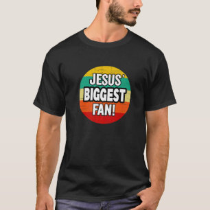 Camiseta Retro Religioso Grande Ventilador de Jesus
