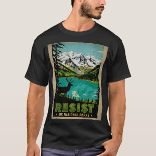 Camiseta Retro RESIST ALT US National Park NPS Service Vint