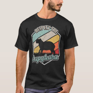 Camiseta Retro Respeite a Capybara Cute Capybara