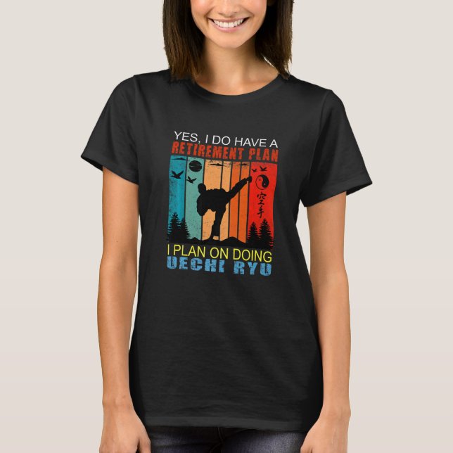 Camiseta Retrô - Retirada De Slogan Sunset Eu Planejo Fazer (Frente)