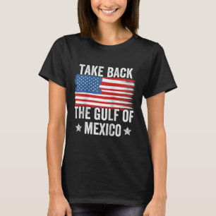 Camiseta Retro Retorna O Golfo Do México Bandeira Americana