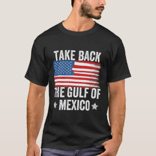 Camiseta Retro Retorna O Golfo Do México Bandeira Americana