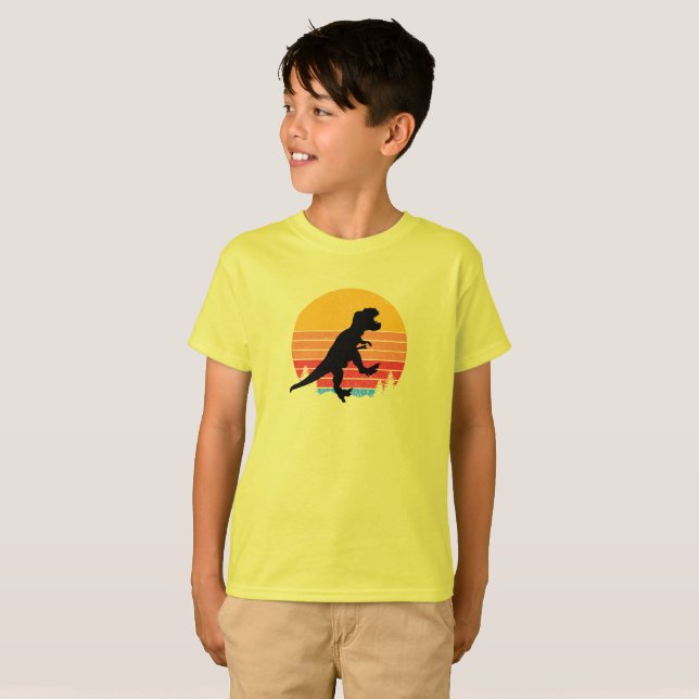 Camiseta Retro Rex Roars (Frente Completa)