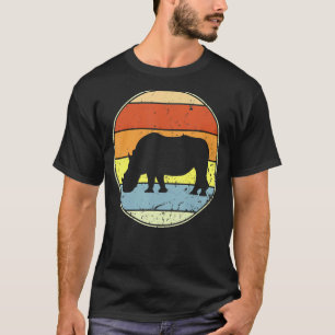 Camiseta Retro Rhino Vintage Rhino Spirit Animal 80s 90s S