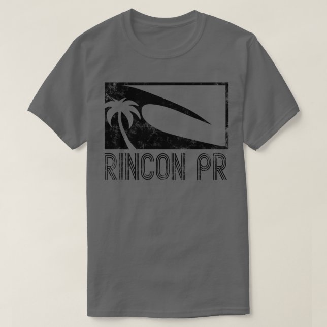 Camiseta Retro Rincon Puerto Rico Surf Design T 1 (Frente do Design)