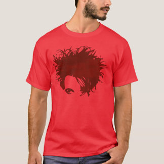 Camiseta retrô Robert Emo Punk 80s New Wave Goth