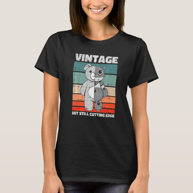 Camiseta Retro Robotics  Ai Artificial Intelligence Vintage (Frente)