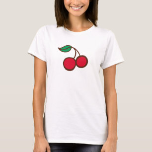 Camiseta Retro Rockabilly Cereja