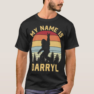 Camiseta Retro Rocking Bigfoot Meu Nome É Darryl