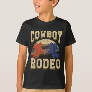 Camiseta Retro Rodeo Texas Western Equestrian Horseback Rid