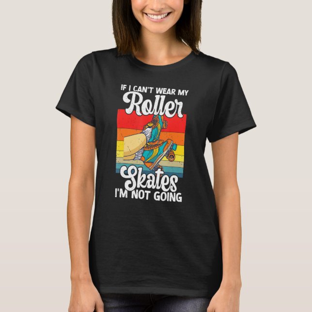 Camiseta Retro Rollerskates 80's Derby Roller Skating for T (Frente)
