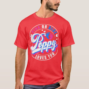 Camiseta Retro Rosa Ou Blue Poppy Te Ama Querido Gênero Rev
