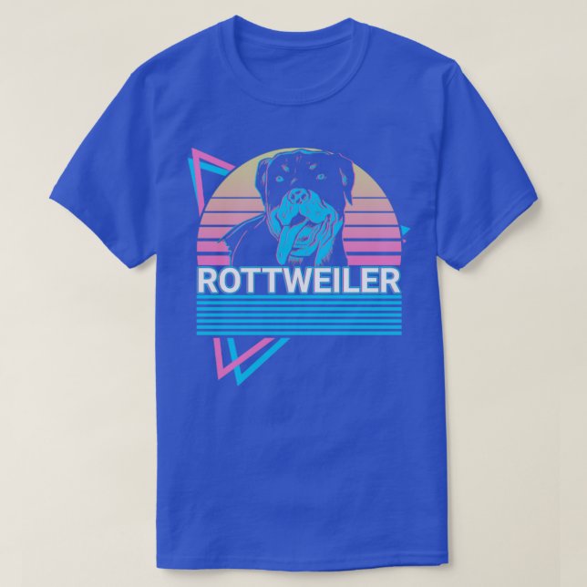 Camiseta Retro Rottweiler (Frente do Design)