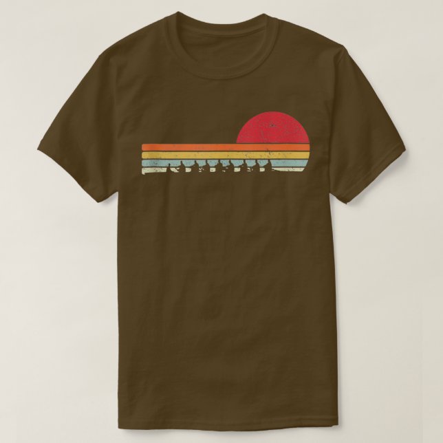 Camiseta Retro Rowing (Frente do Design)