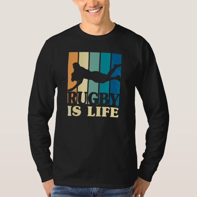 Camiseta Retro Rugby Life International Rugby Team Player S (Frente)