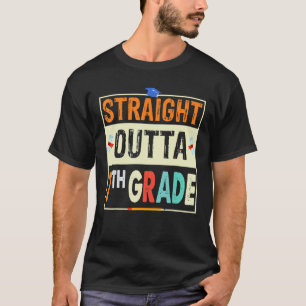 Camiseta Retro Sai direto da 7ª Série 1º Dia de Aula