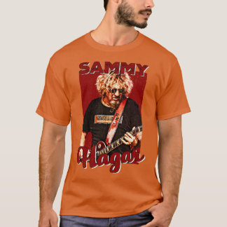 Camiseta Retro Sammy Hagar Grunge TSirt