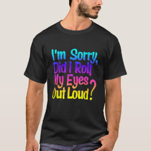 Camiseta Retro Sarcástico Engraçado Desculpe-me...