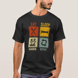 Camiseta Retrô Sarcástico Para Jardineiro Comer Jardim do S