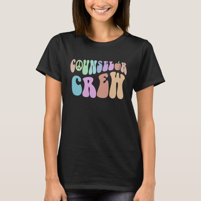 Camiseta Retro School COUNSELOR CREW College Guidance Couns (Frente)