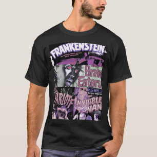 Camiseta Retro Sci-Fi Horror Monster Vintage Pr