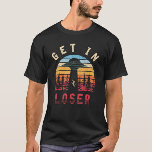 Camiseta Retro Science Fiction Ufo believer Ufo Abdução