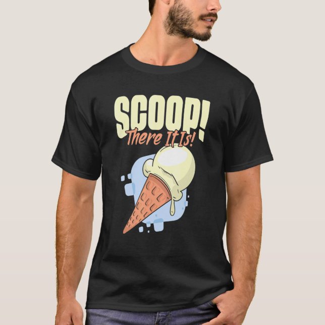 Camiseta Retro Scoop Ali É Flavor De Sorvete Para Sherb (Frente)