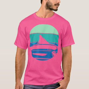 Camiseta Retro Sea Monster Ocean Animals Predator Shark