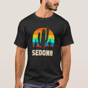 Camiseta Retro Sedona Arizona Vintage Sunset Cactus Love Az