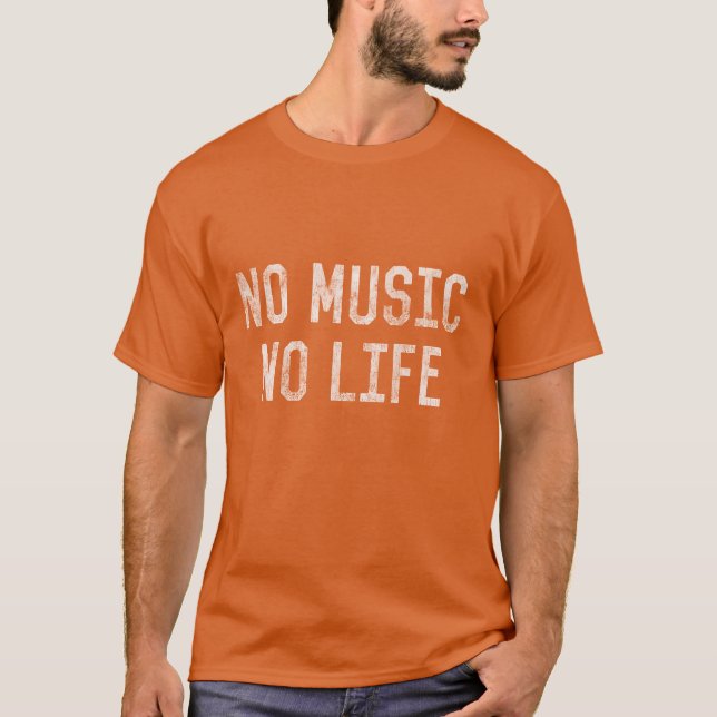 Camiseta Retro Sem Música Sem Retroversão (Frente)