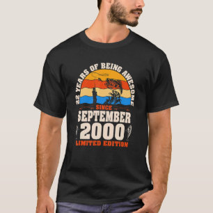 Camiseta Retro Setembro De 2000 22 Anos De Pesca 22.A Queda