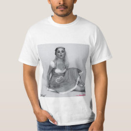 Camiseta retrô sexy vintage pinup Heidi