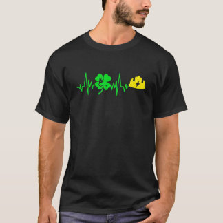 Camiseta Retro Shamrock Electronics Rua.Patrick Day Irish C