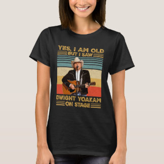 Camiseta Retro Sim, sou velho, mas vi Dwight Yoakam no Palc