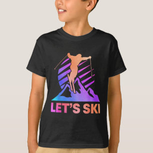 Camiseta Retro Ski Vintage 80s 90s Outfit Skiing