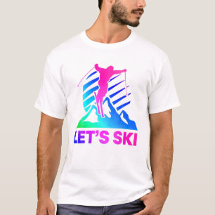 Camiseta Retro Ski Vintage 80S 90S Outfit Skiing